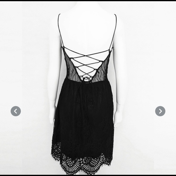 Lace Summer Mini Dress - White - Picture 7 of 15